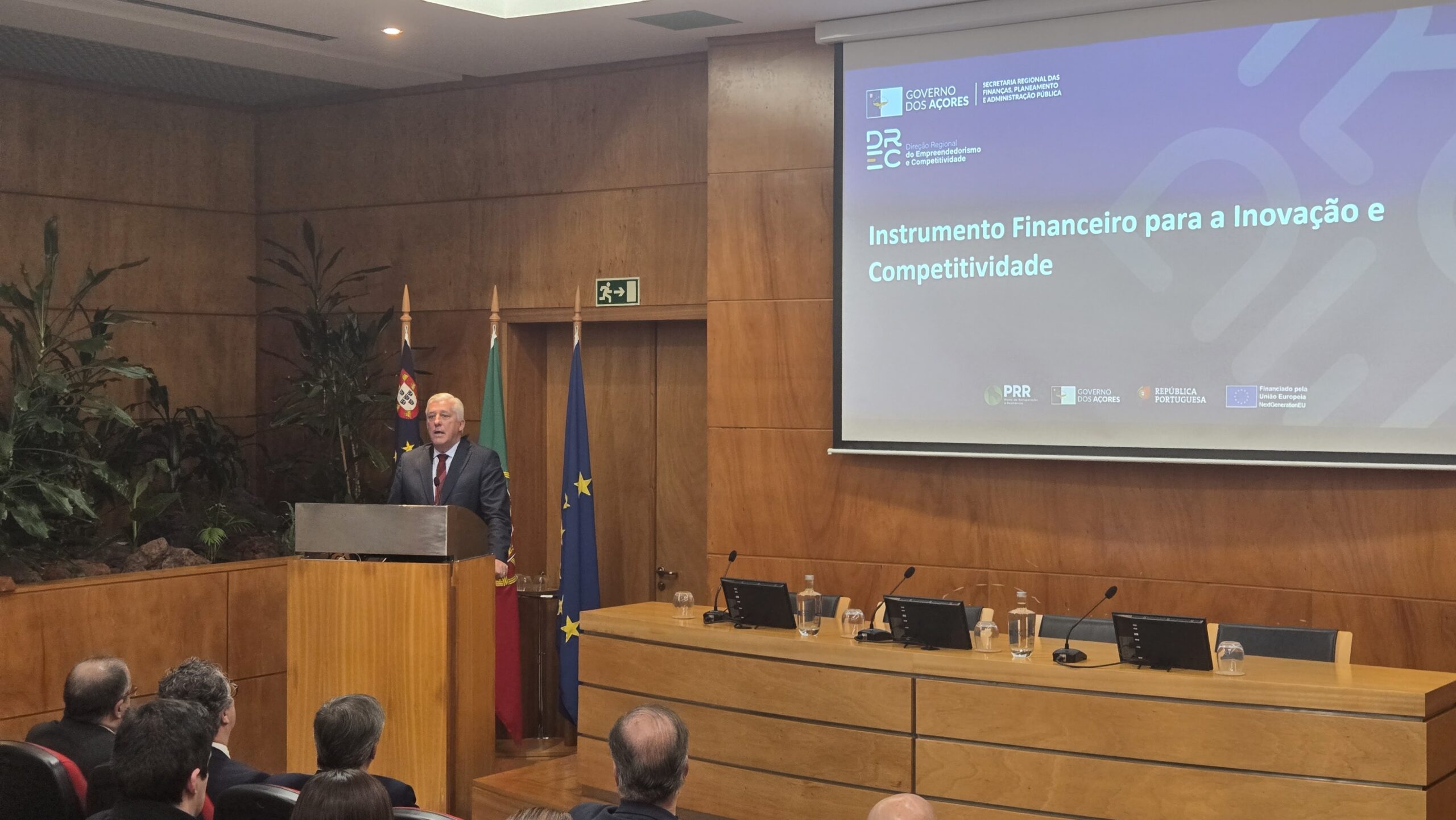 Sessão pública de divulgação do Instrumento Financeiro para a Inovação e Competitividade realizou-se hoje